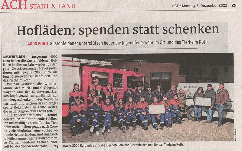 Spenden 2022
